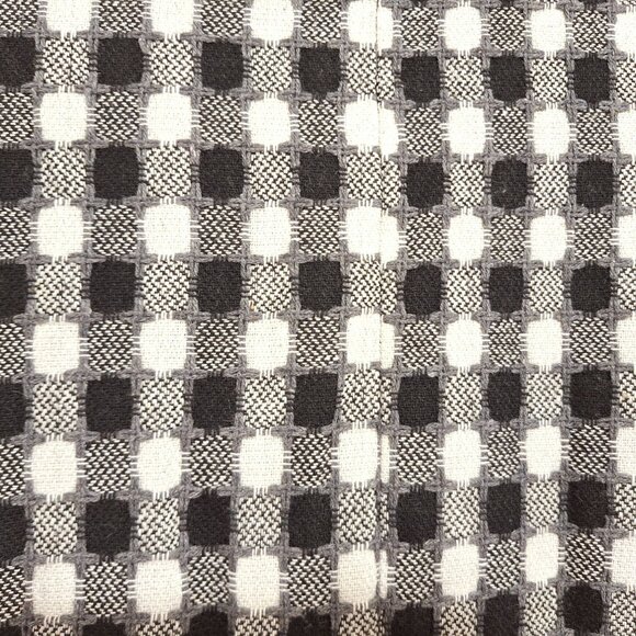 Long black and White wool blend jacket - Picture 10 of 12